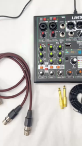 Mixer chuyên nghiệp AM06 - Bluetooth 5.099 hiệu ứng DSPHỗ trợ nguồn 48V cho mic thu âm