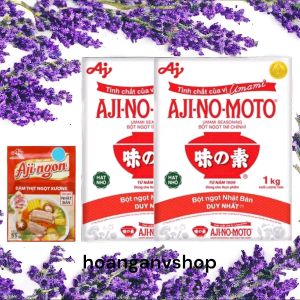 Bột Ngọt Ajinomoto 1kg Hạt Nhỏ ( Combo 2 gói ) - Tặng 1 gói Hạt Nêm Aji Ngon 55g