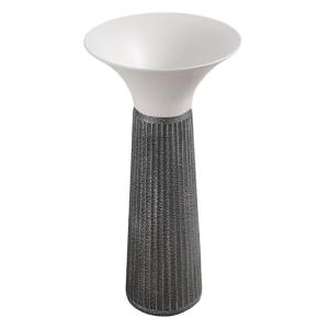 PUAOLE | Italian Vintage Floor-standing Art Basin with No-hole Faucet Black