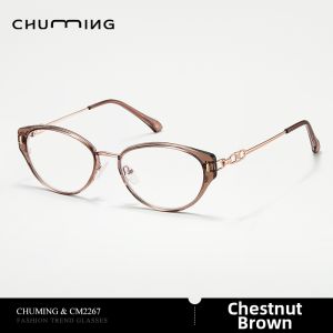 Chuming | Cute Oversized Cat-Eye Prescription-Ready Anti-Blue Light Glasses