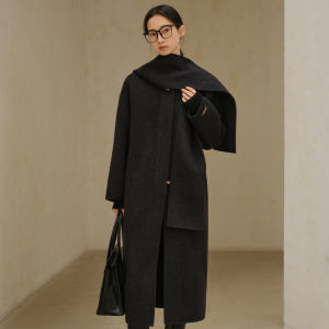 Yigue | Silk Wool Coat