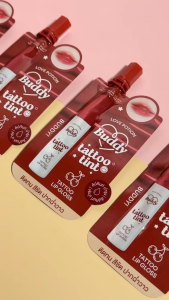 Love potion ลิปแทททูทิ้นท์ BUDDY TATTOO TINT แบบซอง 1.5g (พร้อมส่ง ส่งไว) เครื่องสำอาง Cosmetic Cosmetic ผู้หญิง Women ริมฝีปาก