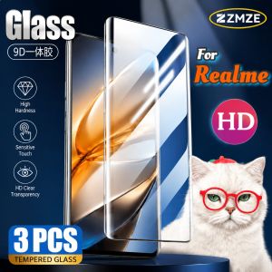 3 Pieces Suitable for Realme 15 14 13 12 11 Pro 14 Pro Lite 16 14 13 Pro+ 12 11 10 Pro+ Series Ultra Clear Tempered Glass Films