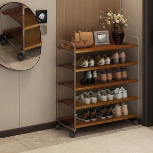 CHUJUN | Slim Rolling Multi-tiered Easy Assemble Shoe Rack