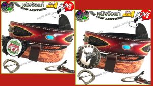 เข็มขัดหนังวัวแท้เย็บขอบลายม้าสอดงูติดค้อย 2 ชูด เข็มขัดหนังวัวแท้เย็บขอบ+หัวเข็มขัด แถมฟรีพวงกุญแจ เข็มขัดหนังเย็บขอบอัดลายสไตร์คาวบอย เข็มขัดหนังวัวงานวินเทจ เข็มขัดผู้ชายงานแฮปวี่ 100% ย้อนยุค ทนทาน ถอดเปลี่ยนหัวเข็มขัดได้เจาะรู ราคาส่วนให