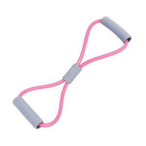 ยางยืดบริหารร่างกาย สายยืดออกกำลังกาย ยืดหยุ่นได้ดี ยางยืดโยคะ บริหารต้นขา ยางยืดบริหารแขน ลดไขมัน ยางยืดเลข 8 มี 3 สีให้เลือก ทนทาน