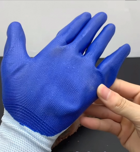 ถุงมือเคลือบยางพารา ถุงมือทำงาน ถุงมือเซฟตี้ ถุงมือเคลือบยางไนไตร กันบาด กันหนาม ถุงมือใส่ทำงาน กันนํ้ามัน กันน้ำ กันบาด กันลื่น 🧤ยกโหล(12คู่)🧤