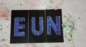 Hiasan Dinding Kamar Tidur Ruang Tamu Alphabet Huruf Angka Dekorasi  Berkualitas - EUN