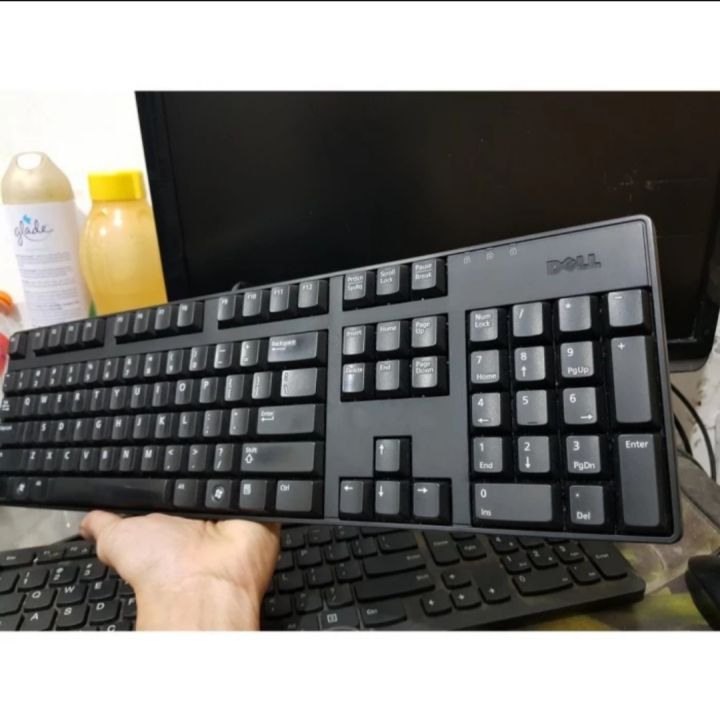 Normal Keyboard Dell KEYBOARD DELL USB MODEL TEBAL MINUS TUT SEBAGIAN LUNTUR NORMAL 100% ...
