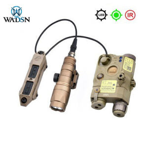 Wadson PEQ15 Laser Pointer Red Green Indicator Laser Battery Box M600C Flashlight IR Illumination Dual Control Mouse Tail