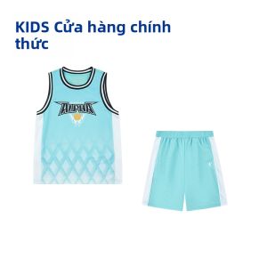 Qiaodan | Bộ Đồ Thể Thao Nhanh Khô Thông Hơi Cho Bé Trai