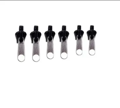 6pcs Instant Zipper Universal Instant Fix Repair Kit Replacement Zip Slider Teeth Multifunctional Clothing Replacement Zipper