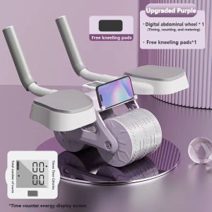 【HOT SELL】Elbow Support Rebound Roller Wheel Abdominal Wheel Automatic Rebound Muscle Abdominal Training Exercise Fitness Equipment Abs Roller abs equipment腹肌訓練器 健腹轮