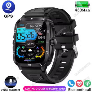 2025 Military Smart Watch Men 3ATM Waterproof Outdoor GPS Sports Fitness Tracker Health Monitoring Smartwatch Men 400mAh Watches