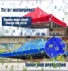 【SFS】 2*2M 3*3M 3*4.5M Durable Retractable Tent Replacement Cover (No Frame Included) Tent Cover Replacement Garage Tent Cover Replacement Tent Roof Replacement Gazebo Outdoor Tent Cover Car Roof Tent Cover Only Suitable For One Top Tent
