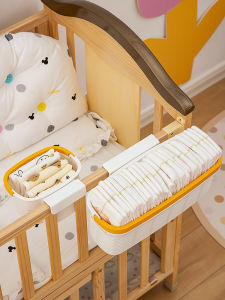 Disney Baby Diaper Bag Hanging Basket Nursery Storage Box Urinal Childrens Bedside Fence Baby Bed Hanging Basket