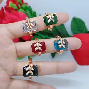 Cincin Mata Titanium Xuping Perhiasan Aksesoris Lapis Emas Terlaris Termurah Tidak Mudah Pudar C57