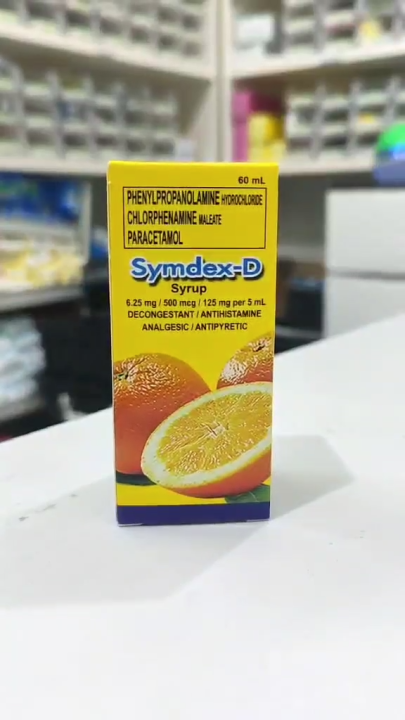 Sywmdex SYMDEX-D SYRUP COUGH AND COLD HELPS RELIEF TREATMENT HEALTHCARE HEALING ...