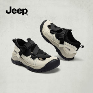 รถจี๊ปรองเท้าผู้หญิงกีฬาอเนกประสงค์สุดเจ๋งใส่ได้ในฤดูร้อนคอลเลกชันใหม่ไม่มีสายรัดรองเท้าเดินป่าแนวโน้มแฟชั่น Mary Jane