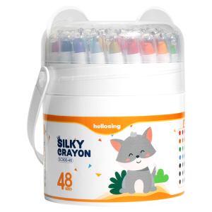 ZEEGO | Safe Non-toxic Water-soluble 48 Colors Wax Crayon