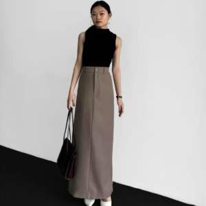 ANDREA - ROK PANJANG POLOS KERJA SKIRT SPAN WANITA KOREAN PREMIUM