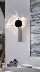 Aesthetic Wall Lamp Rotatable Modern Minimalist Wall Light Creative Led Simple Art Deco Chrome Wall Sconce For Bedroom Living Room