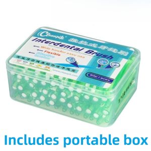 Cleanpik Interdental Cleaner Soft Bristle Sliding Type Dental Floss Picks 60 Sticks Adult Oral Care Toothbrushes from China