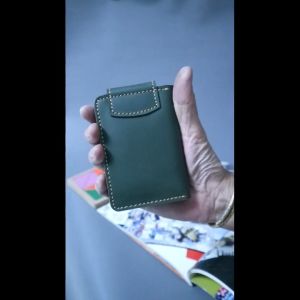 Dompet Kartu Pria Kulit Trifold Model Card Holder Wanita Elegan