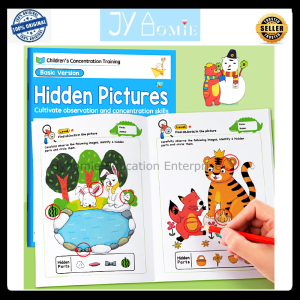 Puzzle Book Children Book Puzzle Book Mind Game Hidden Picture Maze Book Activity For Kids Buku Tulis Buku Latihan Maze Buku Kanak