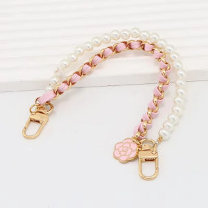 Anti Loss Doll Hang Pearl Necklace Universal Mobile Phone Lanyard Cell Phone Wrist Strap Cell Telephone Chain Beads