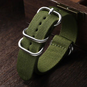 Nylon Braided Watch Band Green Black Grey Straps 18mm 20mm 22mm 24mm Universal Nylon Wristbelt Men Women Sport Watch Bracelet