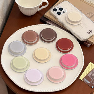 Korean Solid Color Round Holder For Magnetic Phone Griptok Grip Tok Stand For iPhone Wireless Charging Case Bracket