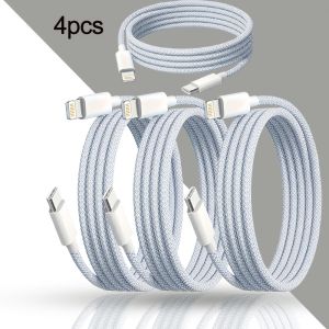 Cáp Dữ Liệu Sạc Nhanh Type-C Sang Lightning 3/4/5 Miếng Dành Cho iPhone 14/13/12/11 Pro Max XS MAX/XR/X/8/7/Plus 6S - Cáp Dòng Điện Cao PVC