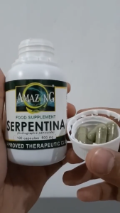 Serpentina Capsules - Amazing Food Supplement Serpentina 500mg Capsules – Bottle of 100 │ Pure & Organic │ FDA Approved with CPR │ Expiry date: MARCH 2028 | with FREEBIES | BEWARE OF FAKE | BEWARE OF FAKE
