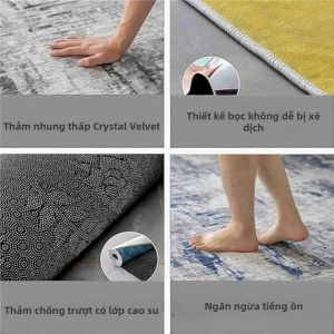 VIKAMA Route 66 Thảm Lót Cốp Xe Vân Gỗ American Retro Cargo Liner Chống Vết Bẩn Phụ Kiện Bảo Vệ Cốp Xe Phổ Thông Phù Hợp