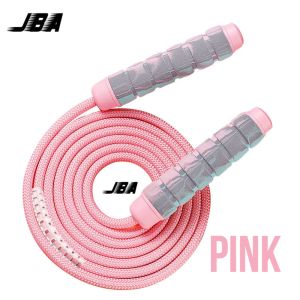 JBA Dây nhảy Độ dày 9MM Chiều dài có thể điều chỉnh Knotless Durable Polyester Jumping Rope