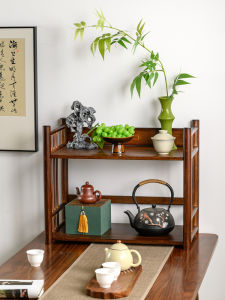 MUBENZHI | Bamboo Chinese Solid Wood Multipurpose Storage Rack