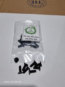 ốc tay dầu trên inox mạ kẽm đen (loại xịn) (50 con)