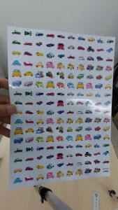 Sticker khen thưởng SIÊU XE tờ A4 - 159 Stick - SP6