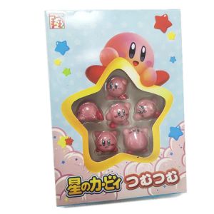 Bandai | 2026 11cs/Set Games Star Kirby Anime Figure Cute Cartoon Pink Kirby Mini Figure Decorative Collection Toy For Childrens Gifts