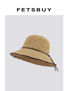Face-slimming Handmade Leisure Wide-brimmed Straw Hat