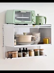 Vhome ⚡️แขวนผนังตู้ครัว⚡️ ตู้เก็บของ เครื่องปรุงประตูพนัง