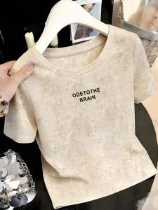 V.C.I | Unique Attractive Letter Printed Short Sleeve T-shirt Summer New Style