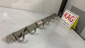 Móc khăn nhà tắm Inox 304 Nhật Bản KAG-BL107 móc 7 SUS304 đúc tròn cao cấp thiết kế hiện đại siêu bền