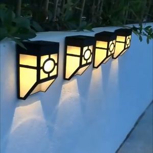 ไฟเเต่งบ้าน นอกบ้าน ตกแต่งสวน 2 สี ขาว เหลือง กันน้ำ LED โคมไฟติดรั้ว