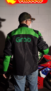 Áo khoác tài xế công nghệ Grap Bike Indo