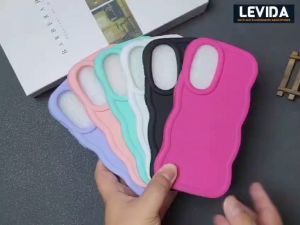 Case macaron Wave Samsung Samsung A56 5G Softcase Casing Silikon New Wave Macaron Color Doft