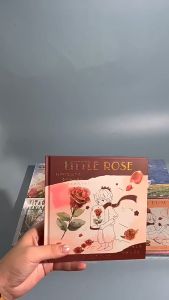 24K Square Color Page Hardcover Notebook Journal Notebook Aesthetic Cute Stationary Handbooks