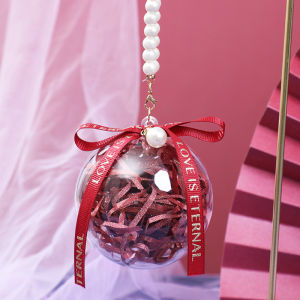 Original Personalized Wedding Candy Box round Crystal Ball Acrylic Transparent Sugar Box European Style Festive Wedding Supply