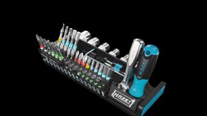 Hazet 2300SH-1 SmartHolder 1/4" Tool Holder Socket Set Screwdriver Tool Check Plus